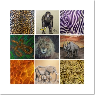 African Animals Art Posters and Art